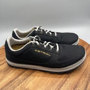 Astral Hemp Donner Shoes Mens 10.5 Black Trail Hiking Running Comfort Walking